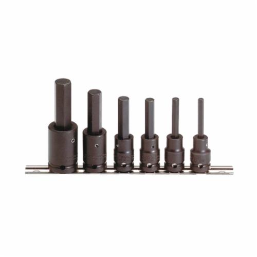 Proto® TorquePlus™ J74252 Socket Set, Metric, 1/2 in Drive, 6 Pieces, Black Oxide