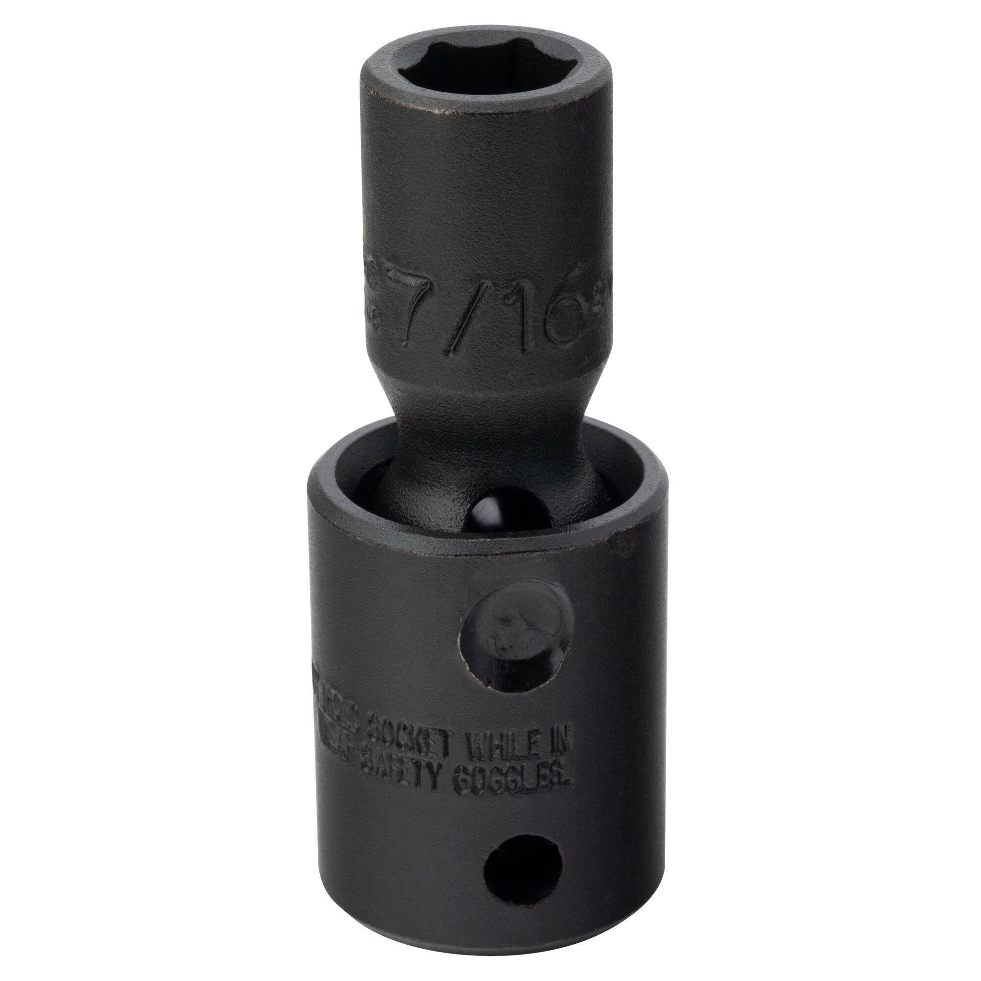 Proto® TorquePlus™ J74274P Standard Length Universal Socket, Imperial, 1/2 in Square Drive, 7/16 in Flexible Socket