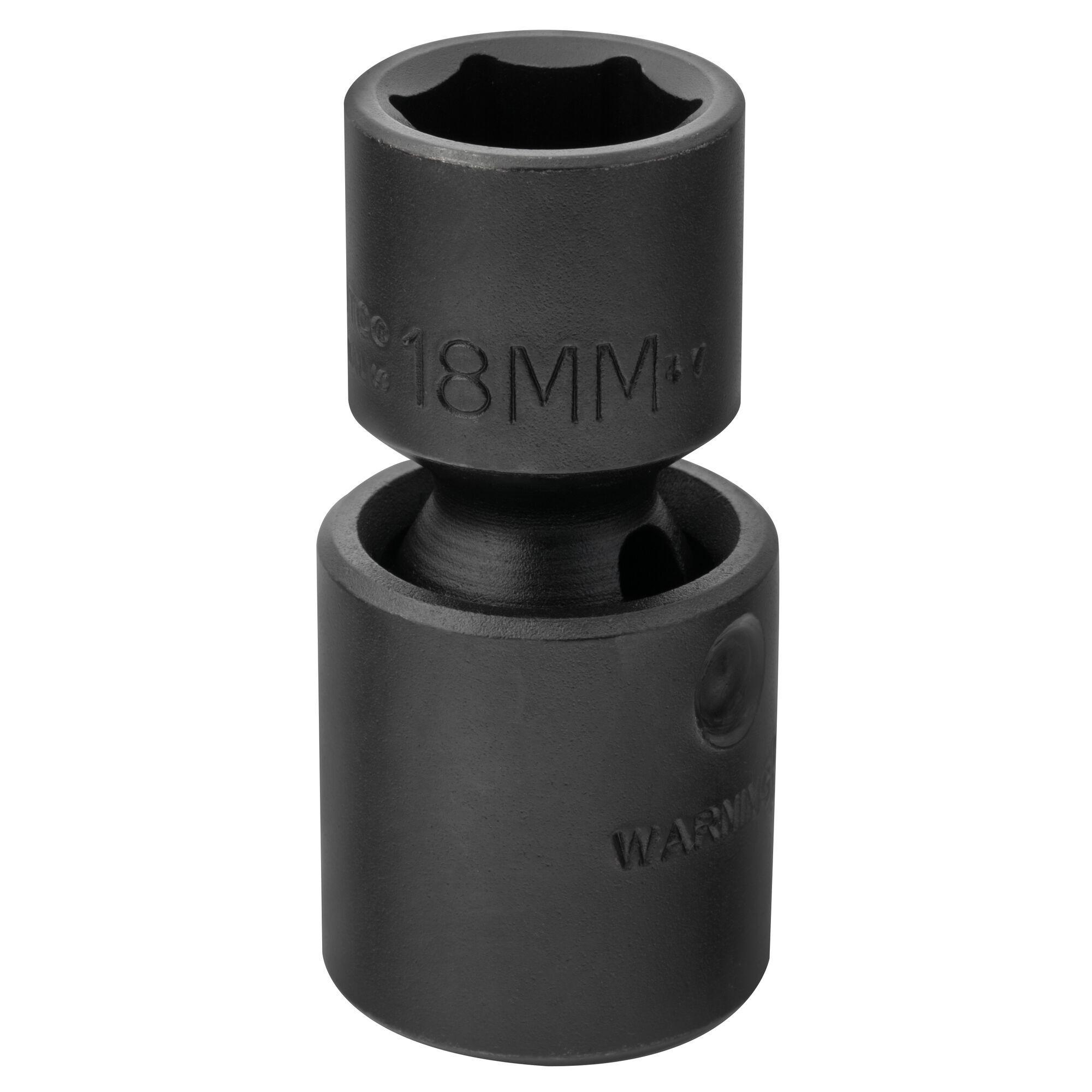 Proto® TorquePlus™ J74418MP Standard Length Universal Socket, Metric, 1/2 in Square Drive, 18 mm