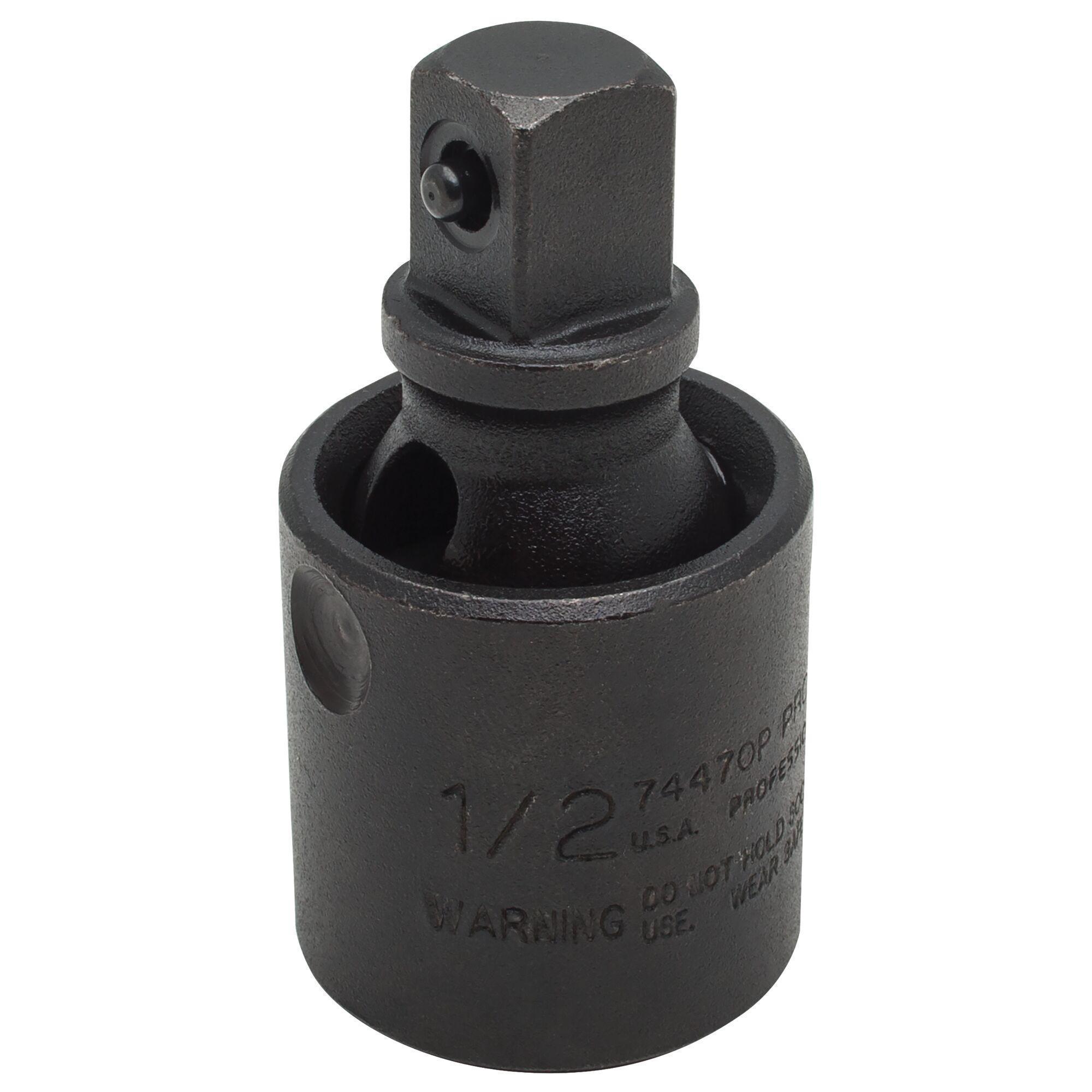 Proto® J74470P Universal Standard Length Impact Joint, Black Oxide, 1/2 in Male Drive, 1/2 in Female Drive, ASME B107.2