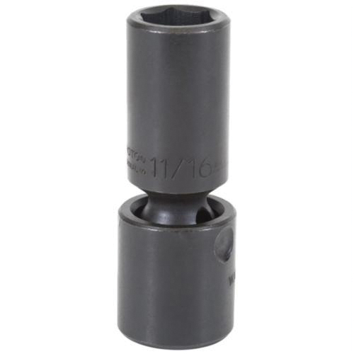Proto® J75282P Deep Length Universal Socket, Imperial, 1/2 in Square Drive, 15/16 in