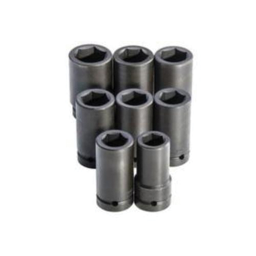 Proto® TorquePlus™ J76104 Impact Socket Set, ASME Specified, Metric, 6 Points, 1 in Drive, 8 Pieces, Included Socket Size: 27 to 41 mm