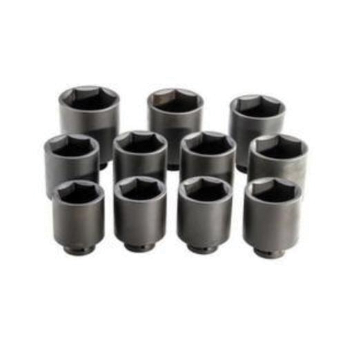 Proto® TorquePlus™ J76111 Impact Socket Set, 11 Pieces, Square Drive, Alloy Steel, Black Oxide