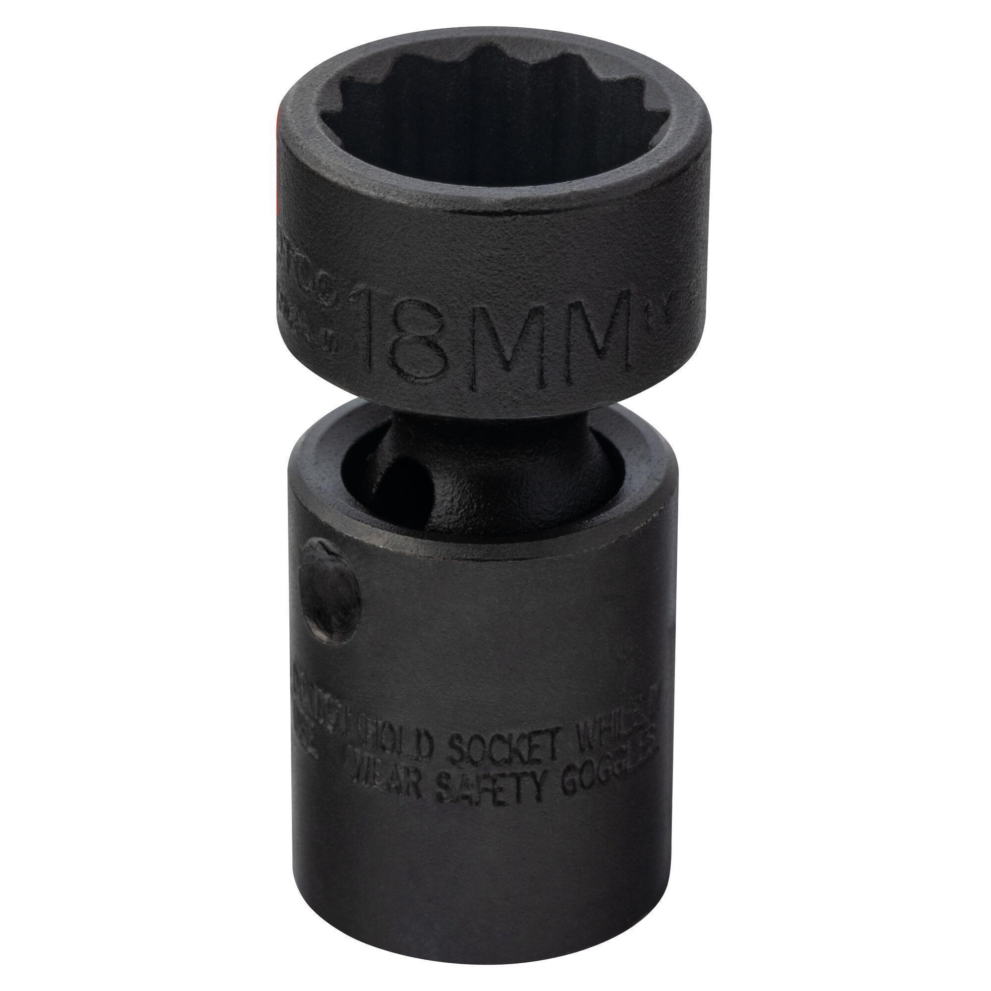 Proto® TorquePlus™ J77518MP Standard Length Universal Socket, Metric, 3/8 in Square Drive, 18 mm