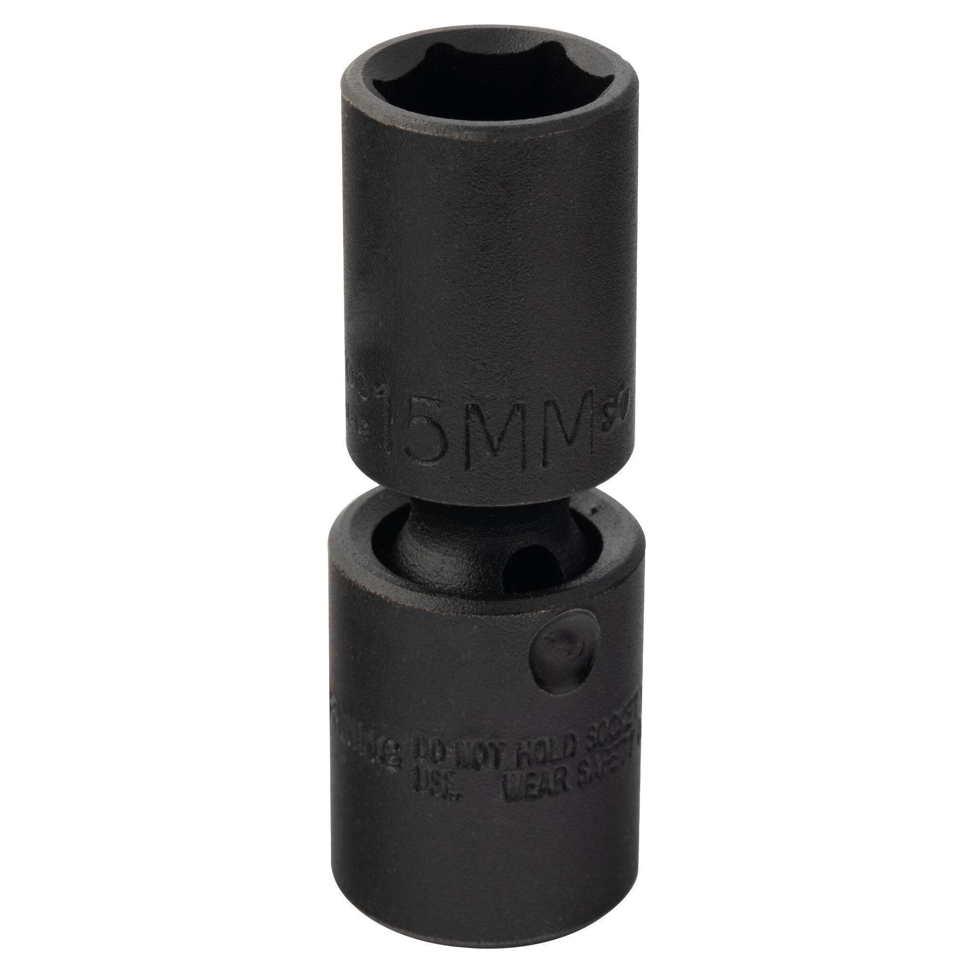 Proto® TorquePlus™ J78415MP Deep Length Universal Socket, Metric, 3/8 in Square Drive, 15 mm