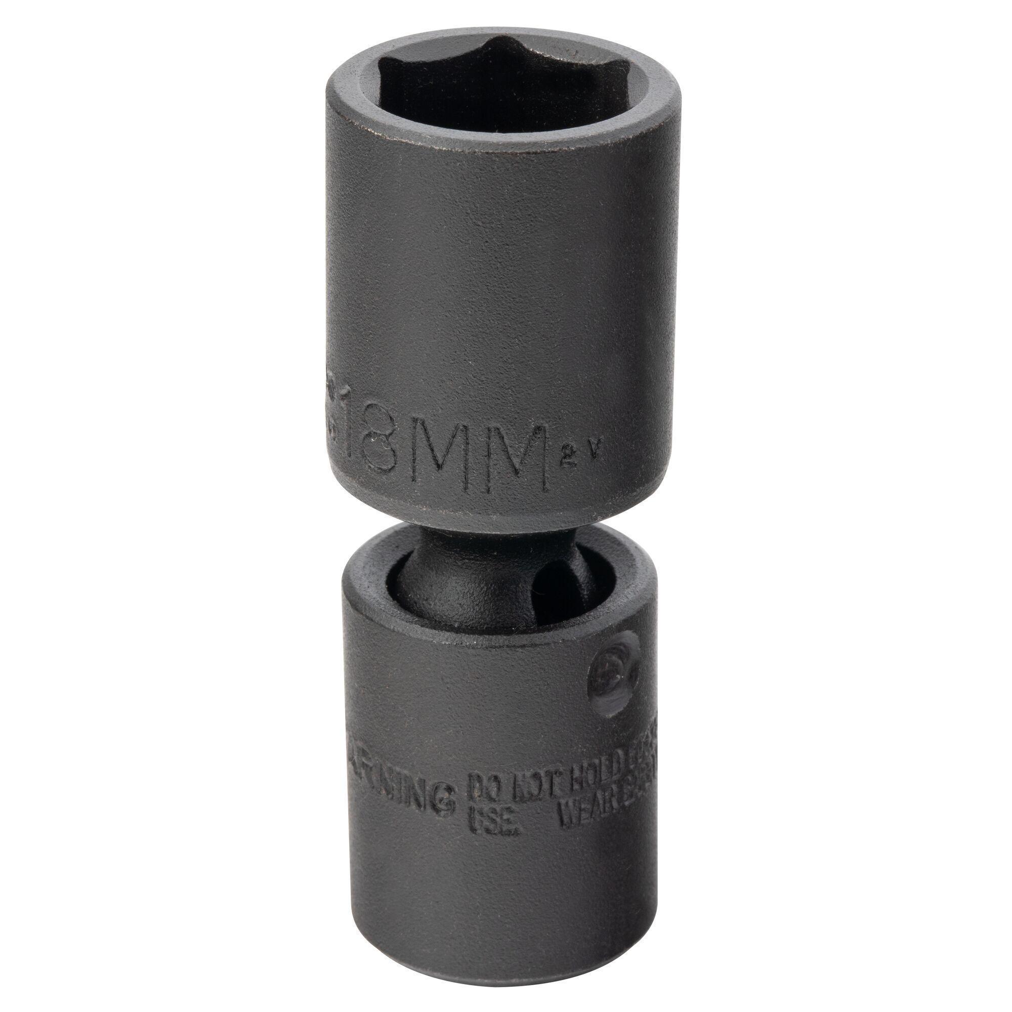Proto® TorquePlus™ J78418MP Deep Length Universal Socket, Metric, 3/8 in Square Drive, 18 mm