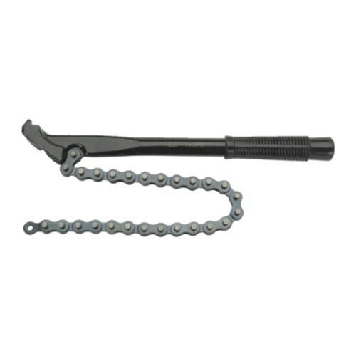 Proto® J801 Universal Chain Wrench, 7/8 to 4 in, 12-5/16 in OAL, Single End Steel Jaw, Forged Steel Handle