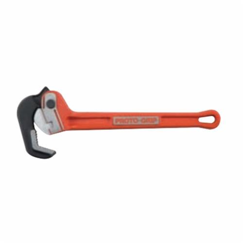 Proto® ProtoGrip™ J810PG Straight Pipe Wrench, 10 in OAL, Heel Jaw, Cast Iron Handle