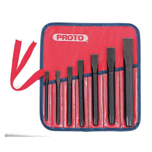 Proto® J86BS2 Chisel Set, Cold Style, 5/16 to 7/8 in Chisel, 7 Chisels, 7 Pieces