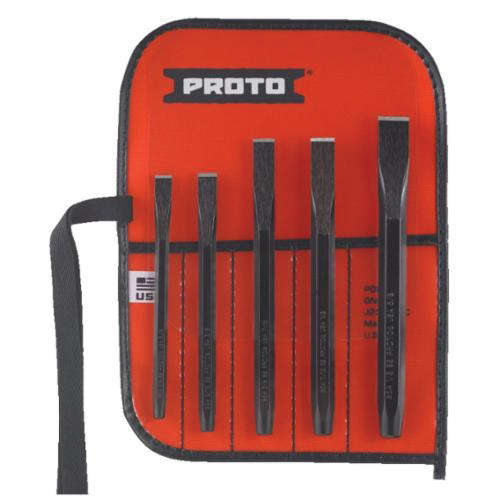 Proto® J86CS2 Chisel Set, Cold Style, 5/16 to 5/8 in Chisel, 5 Chisels, 5 Pieces