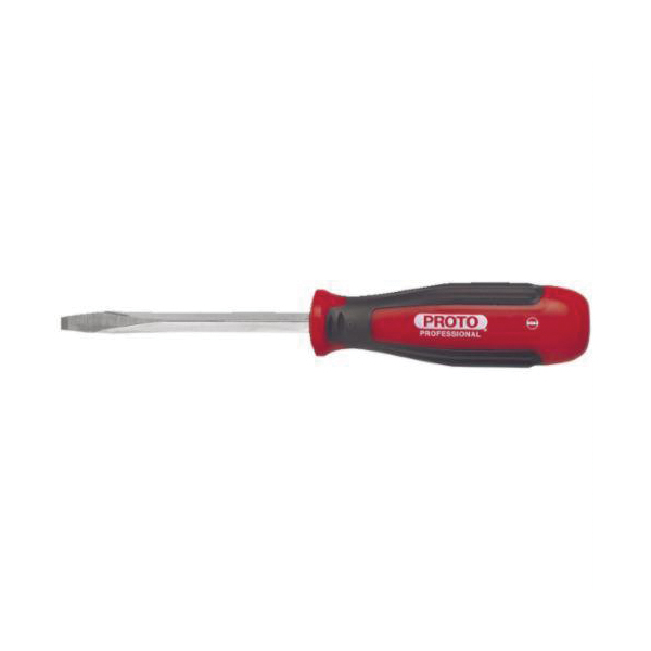 Proto® Super Proto® J88104 Standard Screwdriver, 3/16 in Keystone/Slotted Point, Alloy Steel Shank, 7 in OAL, Full Polished, ASME B107.15