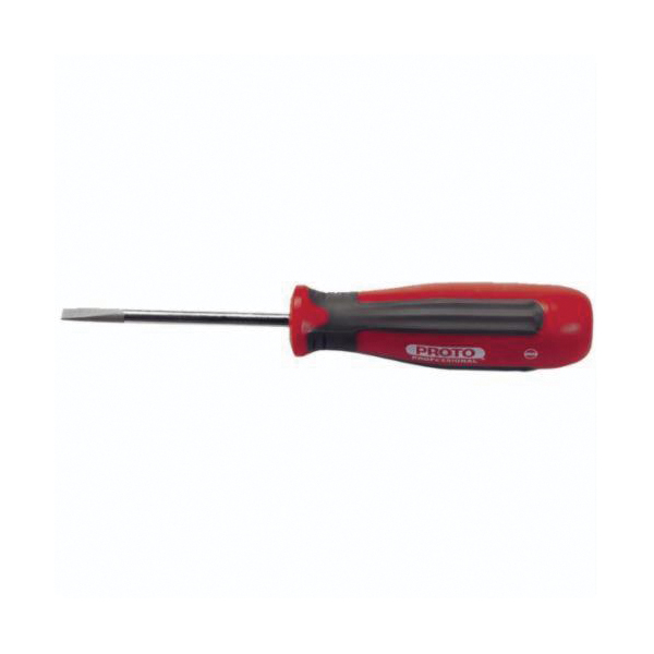 Proto® Super J88218 Standard Screwdriver, 3/16 in Cabinet/Slotted Point, Alloy Steel Shank, 12 in OAL, Polished Chrome, ASME B107.15