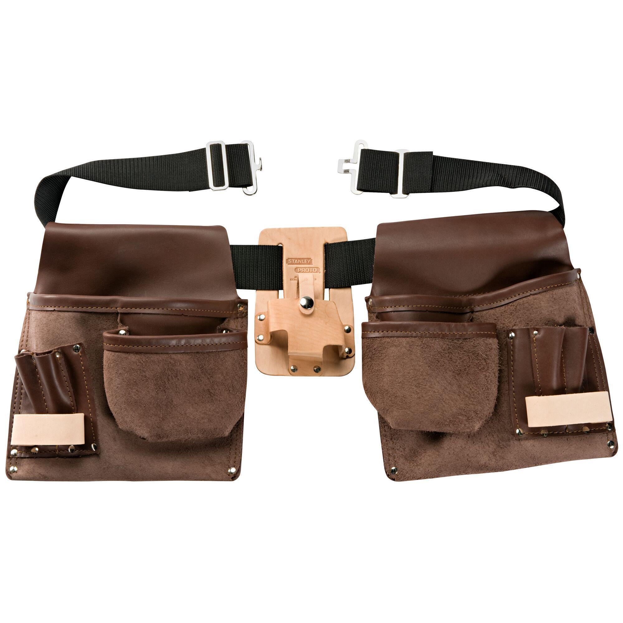 Proto® J95120 Professional Construction Pouch, 12 in H, 11 Pockets, Leather