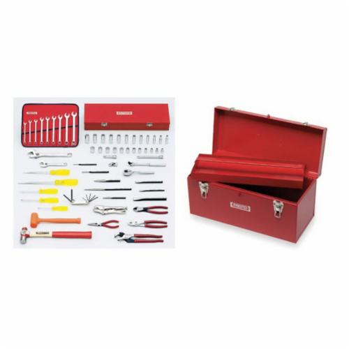 Proto® J99211 Starter Master Tool Set With Tool Box, Box Tool Storage, 3/8 in Drive, 67 Pieces