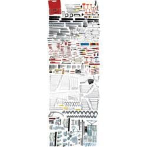 Proto® JCS-MAS-1 Modular Set, 1/2 in, 1/4 in, 3/8 in Drive, 6 and 12-Point, 200 Pieces