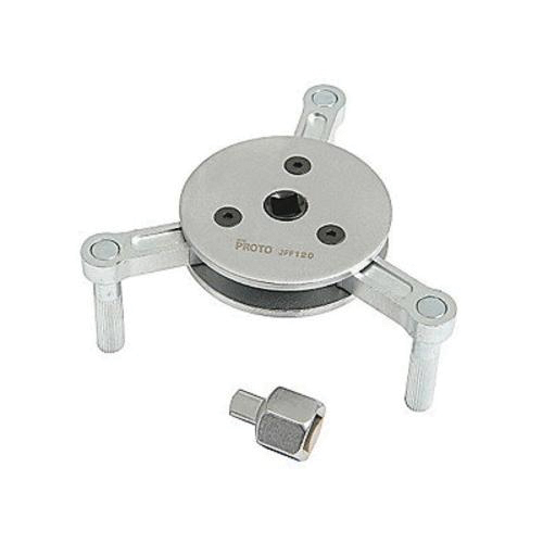 Proto® JFF120 Self-Grip Oil Filter Wrench, 4-13/64 in L, For Use With 3-1/8 and 4-3/4 in Oil Filter, Steel