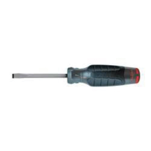 Proto® DuraTek™ JK1404R Screwdriver, 1/4 in Keystone/Slotted Point, Alloy Steel Shank, 8 in OAL, Black Oxide/Polished Chrome, ASME B107.15