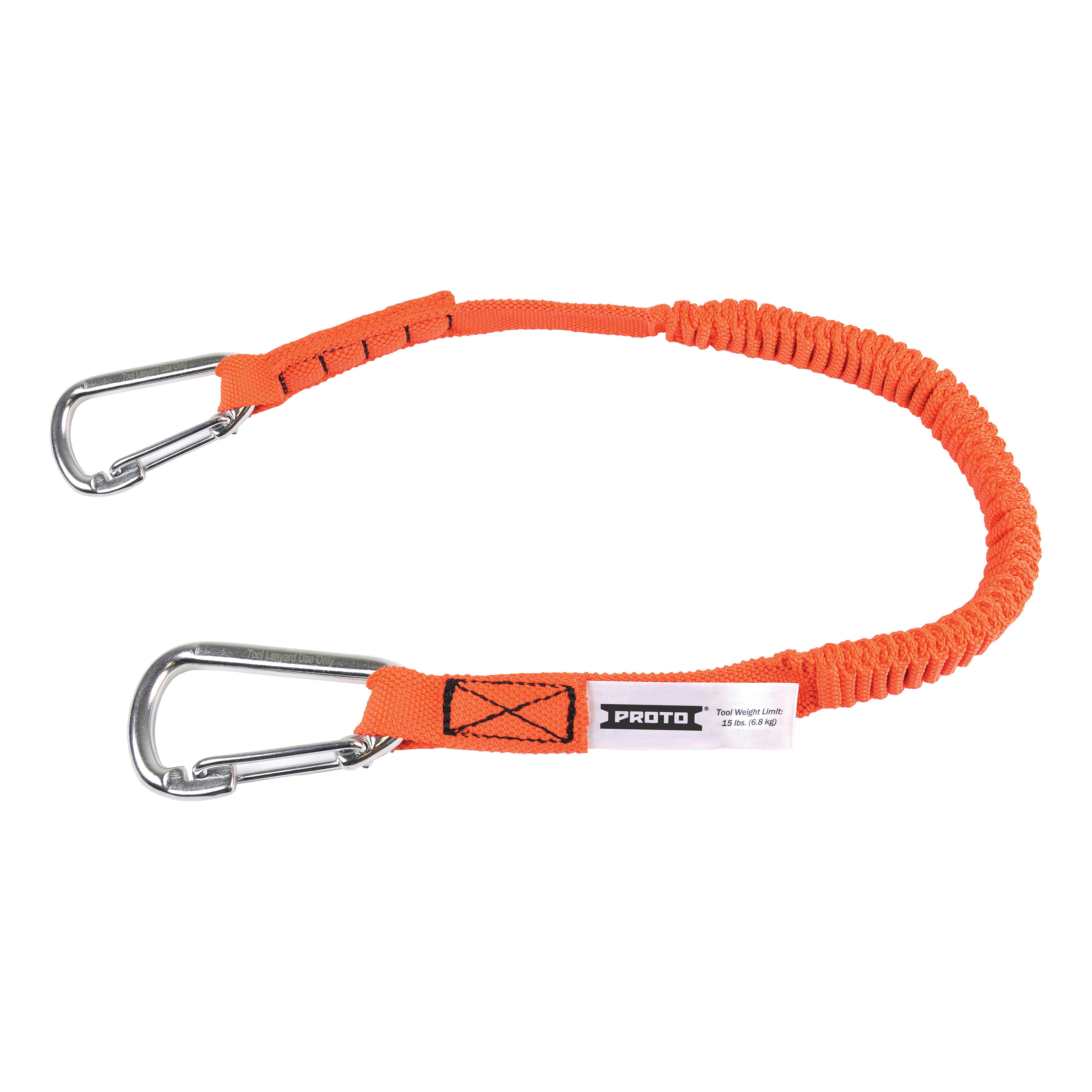 Proto® JLAN25LBDSS Tool Lanyard, 25 lb Capacity, Elastic Nylon Line/Steel Hardware