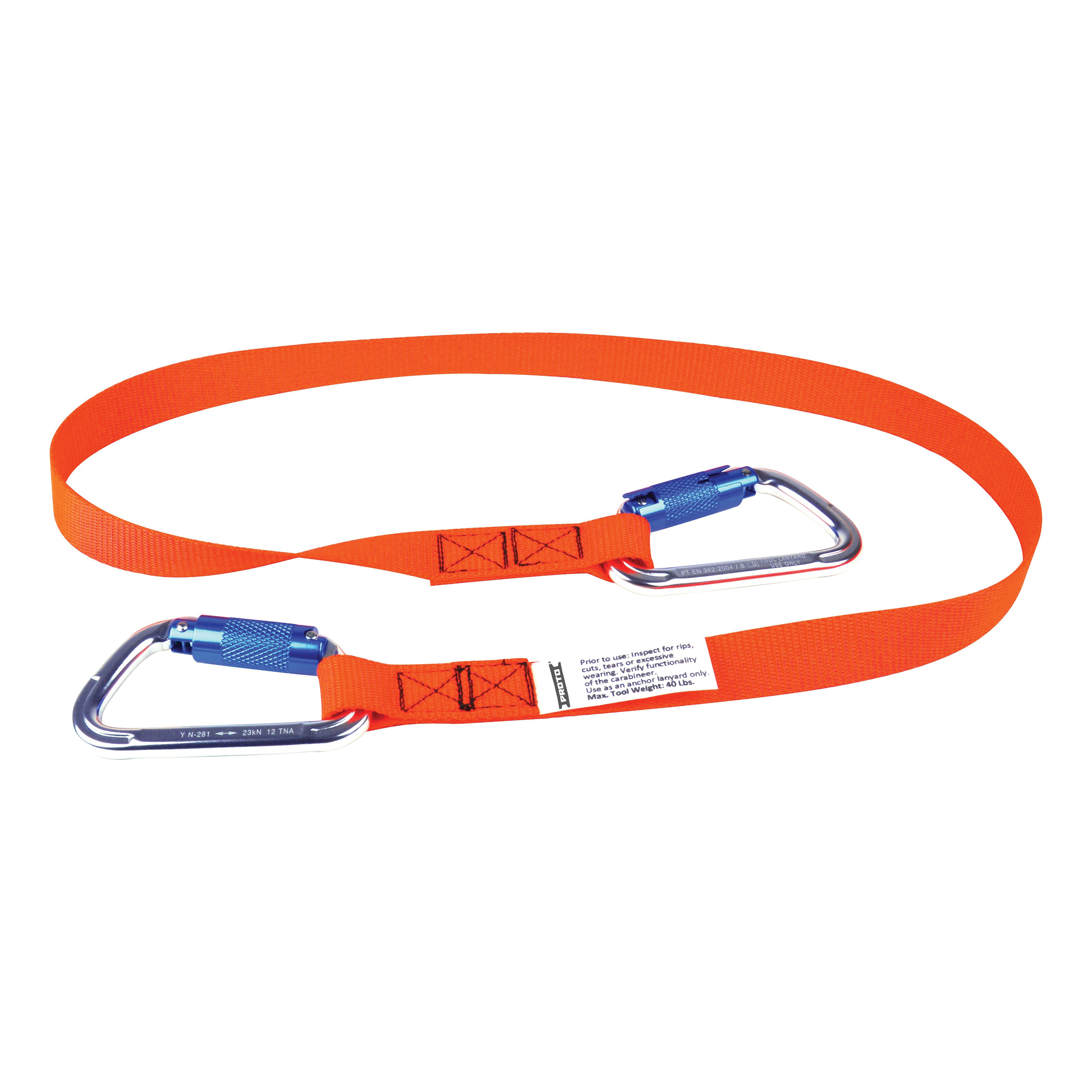 Proto® JLAN40LBD3LK Heavy Duty Tool Lanyard, 40 lb Capacity, Nylon Line/Steel Hardware/Webbing