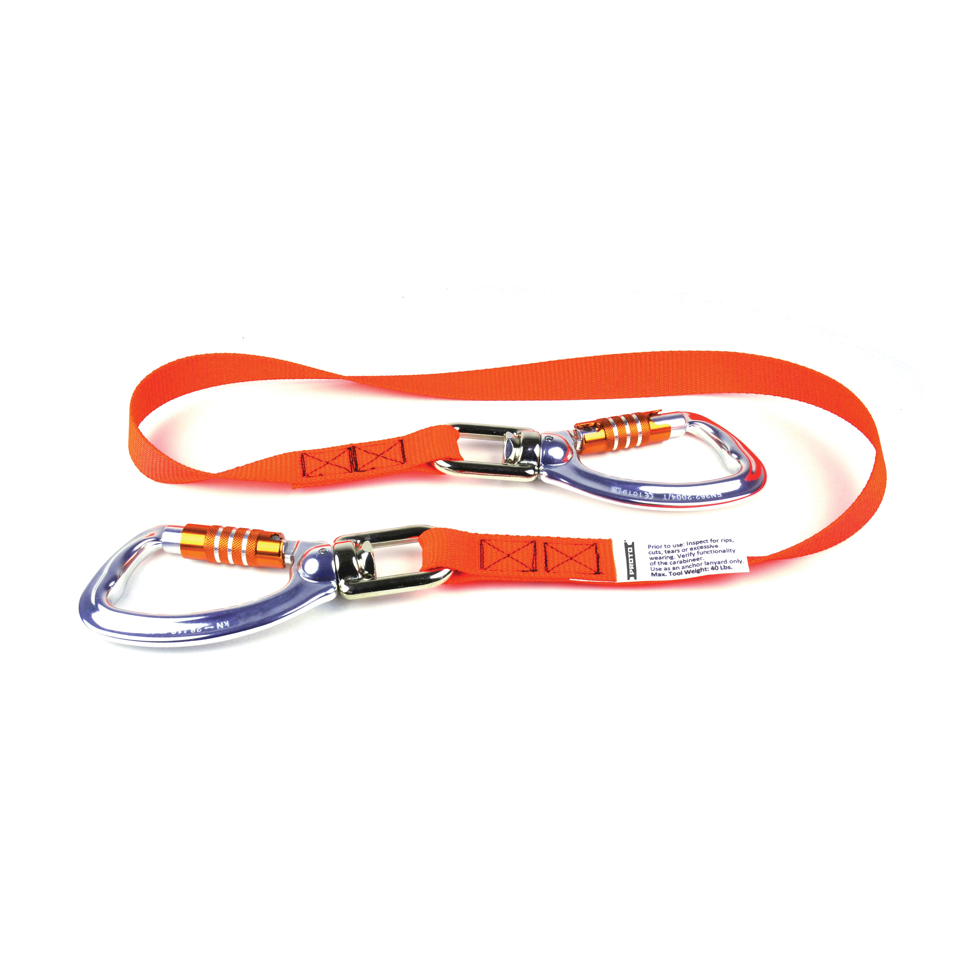 Proto® JLAN40LBD3LKSW Heavy Duty Tool Lanyard, 40 lb Capacity, Nylon Line/Steel Hardware/Webbing