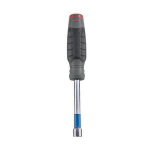 Proto® DuraTek™ JN1004RM Standard Nut Driver, 10 mm, Hollow/Round Shank, Black/Gray Ergonomic Quad-Lobe Handle, ASME B107.12, Polished Chrome