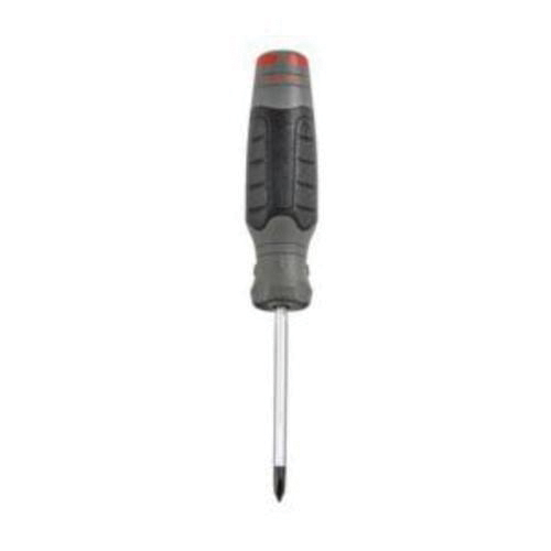 Proto® JP0103R Screwdriver, #1 Phillips® Point, Alloy Steel Shank, 6-3/4 in OAL, Black Oxide/Polished Chrome, ASME B107.15