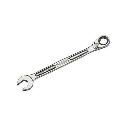 Proto® JSCVM06A Reversible Spline Combination Wrench, 6 mm Wrench, 12 Points, 15 deg Offset, 4-59/64 in OAL, Alloy Steel, Full Polished, ASME Specified
