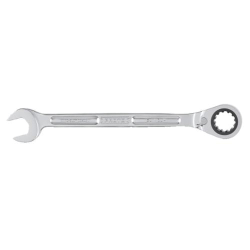 Proto® JSCVM30A Reversible Spline Combination Wrench, 30 mm Wrench, 12 Points, 15 deg Offset, 15-7/8 in OAL, Alloy Steel, Full Polished, ASME Specified
