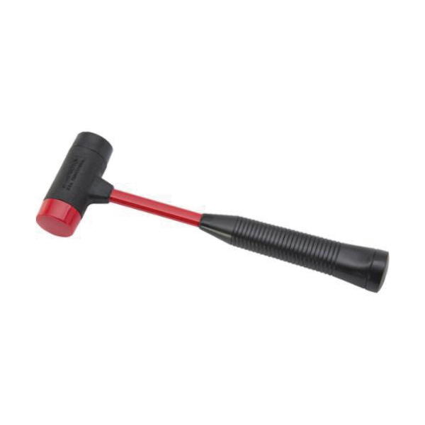 Proto® JSF150HM Soft Face Hammer With SF15 Tip, 13-1/2 in OAL, 1-1/2 in, 1 to 2.9 in Face Range, 33 oz Replaceable Face Steel Head, Fiberglass Handle