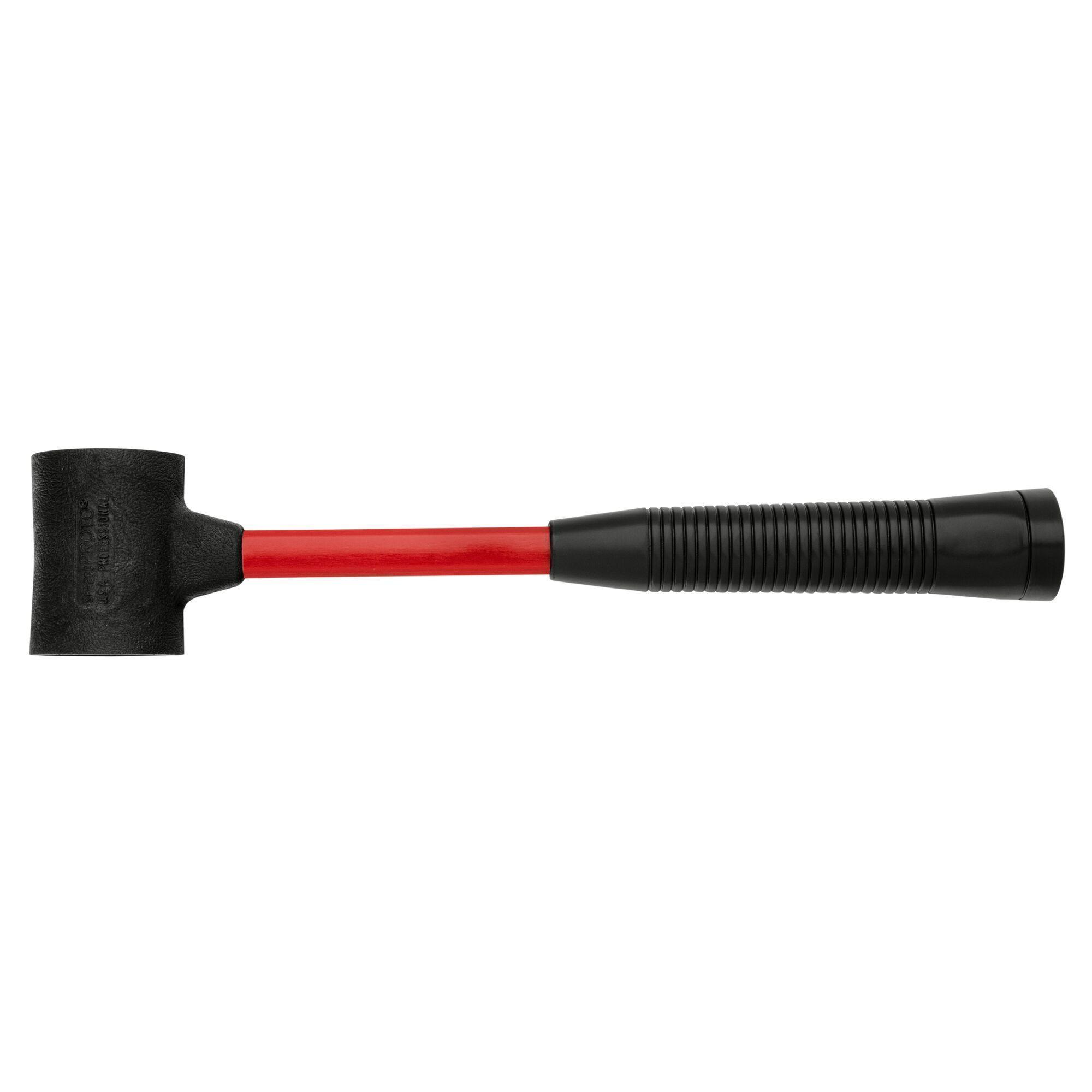 Proto® JSF200 Soft Face Hammer, 15 in OAL, 2 in, 1 to 2.9 in Face Range, 16 oz Replaceable Face, Fiberglass Handle