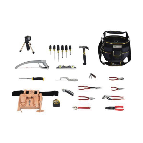 Proto® JTS-0025ELEC SAE Electrician's Tool Set, Bag Tool Storage, 25 Pieces