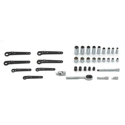 Proto® JTS-0035HVAC SAE Tool Set, 3/8 in Drive, 35 Pieces