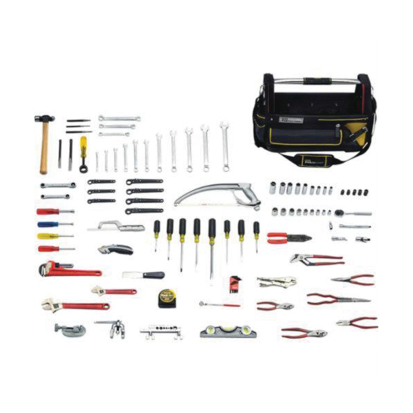 Proto® JTS-0105HVAC Basic SAE Tool Set, Caddy Tool Storage, 3/8 in Drive, 105 Pieces