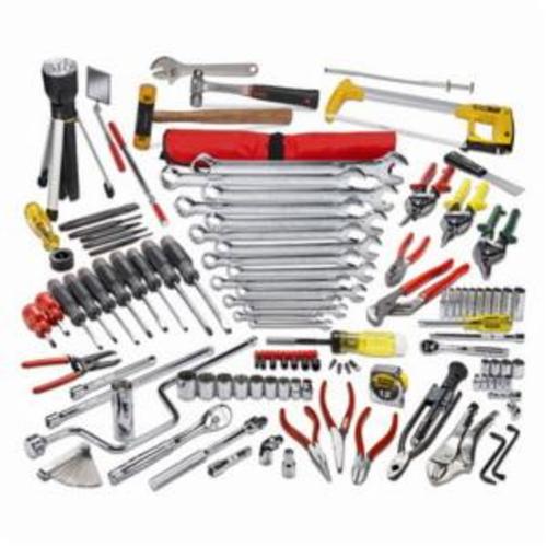 Proto® JTS-0116AIRBX1 Starter Master Mechanics Tool Set, J9969-NA Box Tool Storage, 1/4 in, 3/8 in, 1/2 in Drive, 116 Pieces