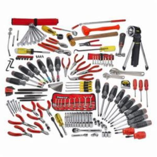 Proto® JTS-0149AVIBX1 Master Technician Tool Set, J453441-8RD-D Rolling Cabinet/Box Tool Storage, 1/4 in Drive, 149 Pieces