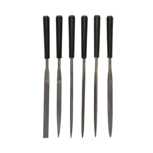 Stanley® 22-316 American Pattern Hobby File Set, 6 Pieces, Single/Smooth Cut
