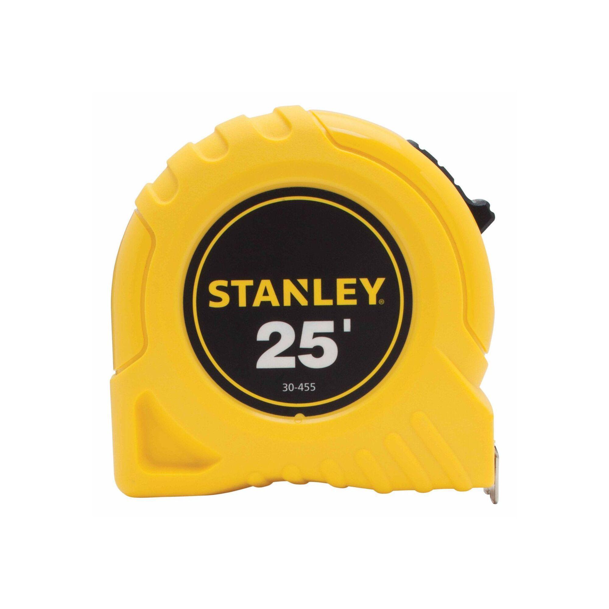 Stanley® 30-455 Tape Rule, 25 ft L x 1 in W Blade, Polymer Coated Steel Blade
