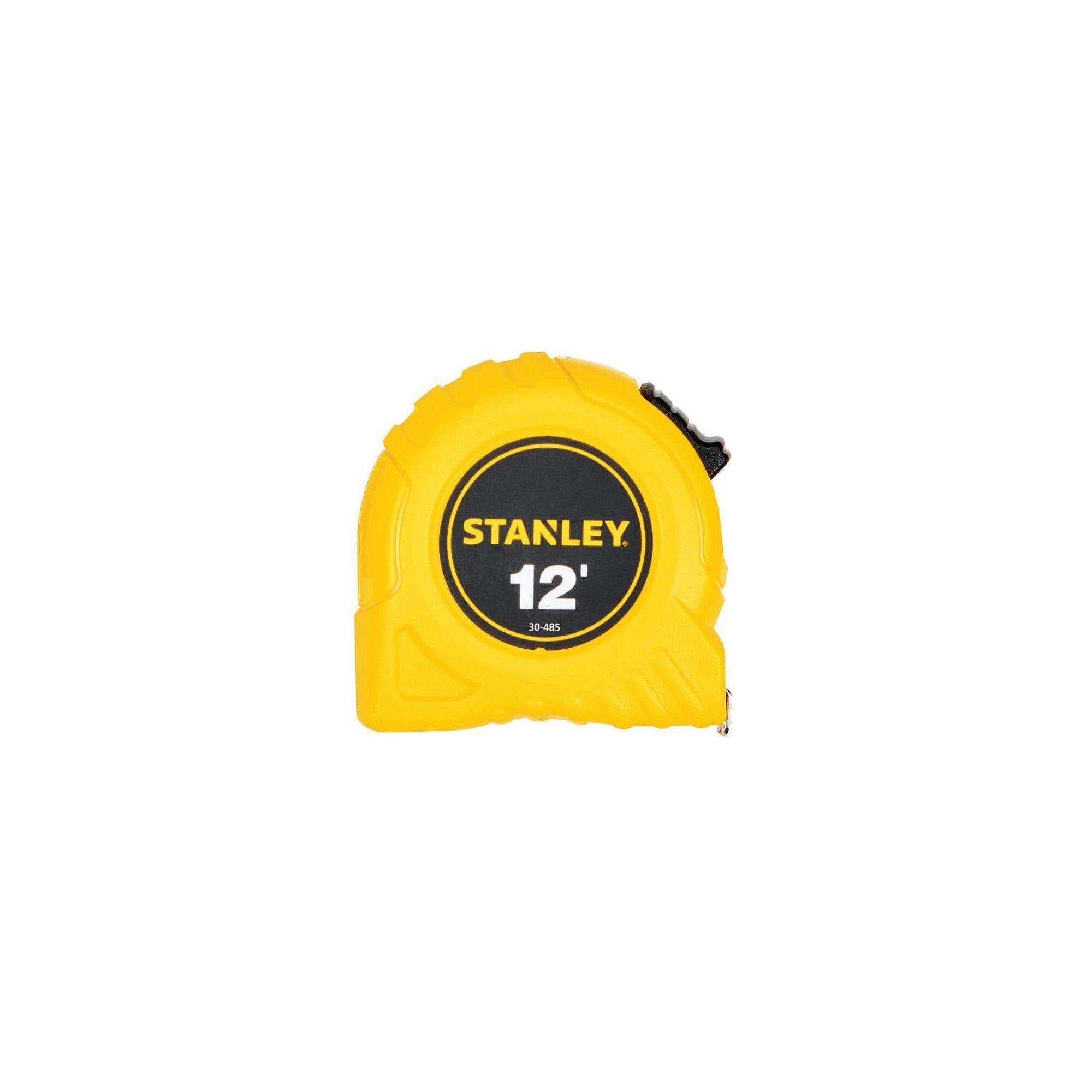 Stanley® 30-485 Tape Rule, 12 ft L x 1/2 in W Blade, Polymer Coated Steel Blade