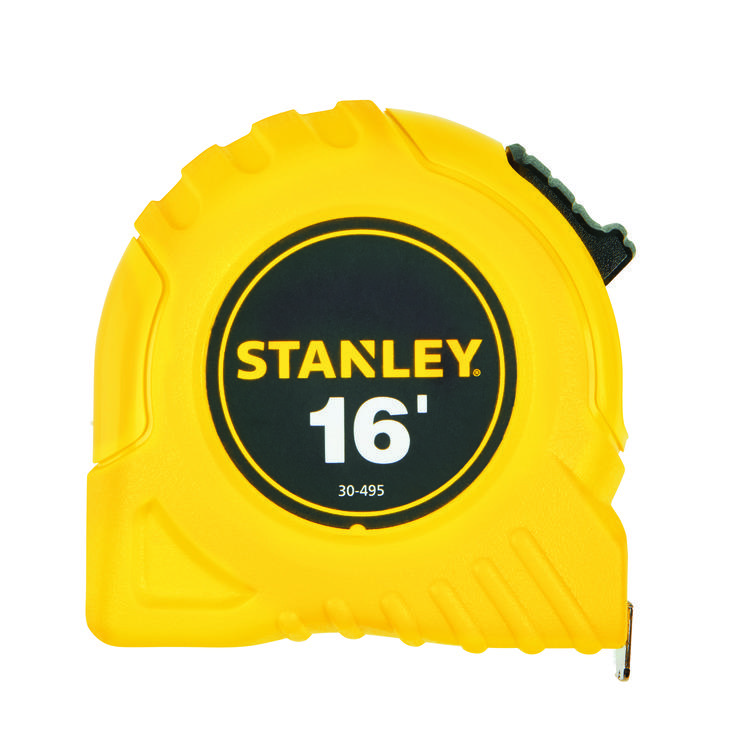 Stanley® 30-495 Tape Rule, 16 ft L x 3/4 in W Blade, Polymer Coated Steel Blade