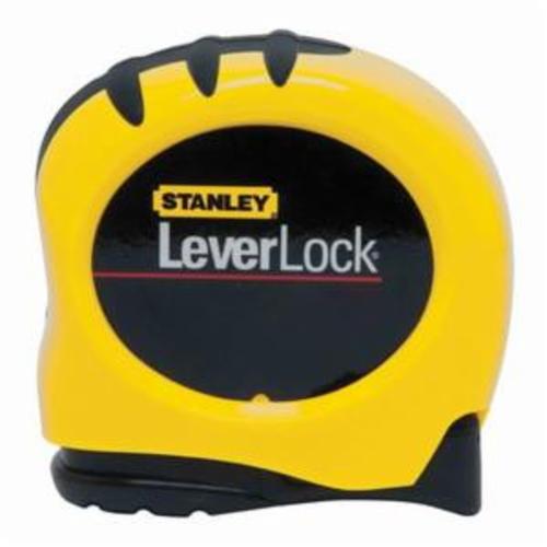 Stanley® LeverLock® 30-830 With Belt Clip, 30 ft L x 1 in W Blade, Steel Blade, Imperial Measuring System