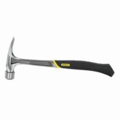 Stanley® FatMax® Xtreme™ Anti-Vibe® 51-170 Framing Hammer, 16 in OAL, Smooth Face Surface, 20 oz Forged Steel Head, Rip Claw, Forged Steel Handle