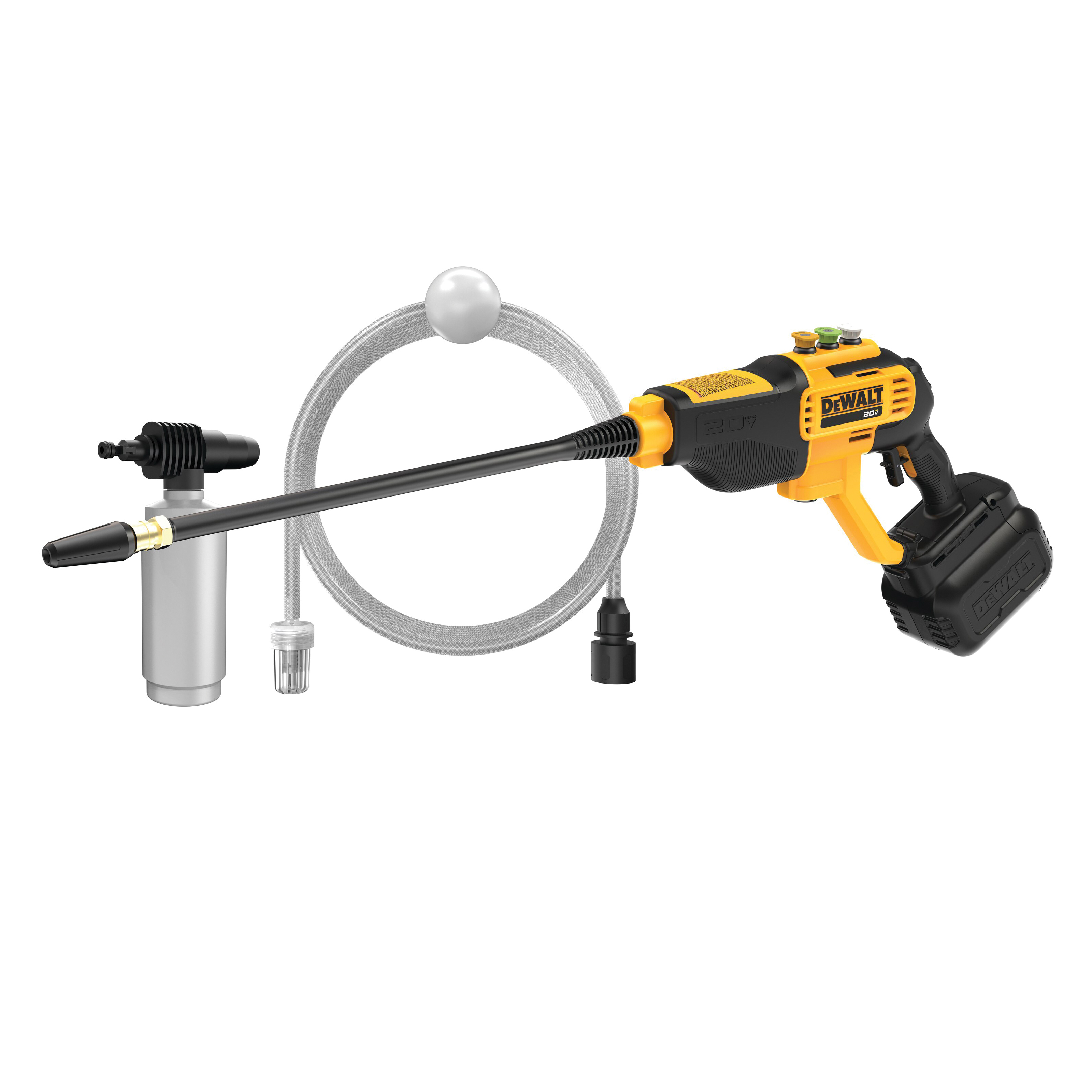 DeWALT® DCPW550B Cordless Power Cleaner, 550 psi Pressure, 1 gpm Flow Rate, 20 V