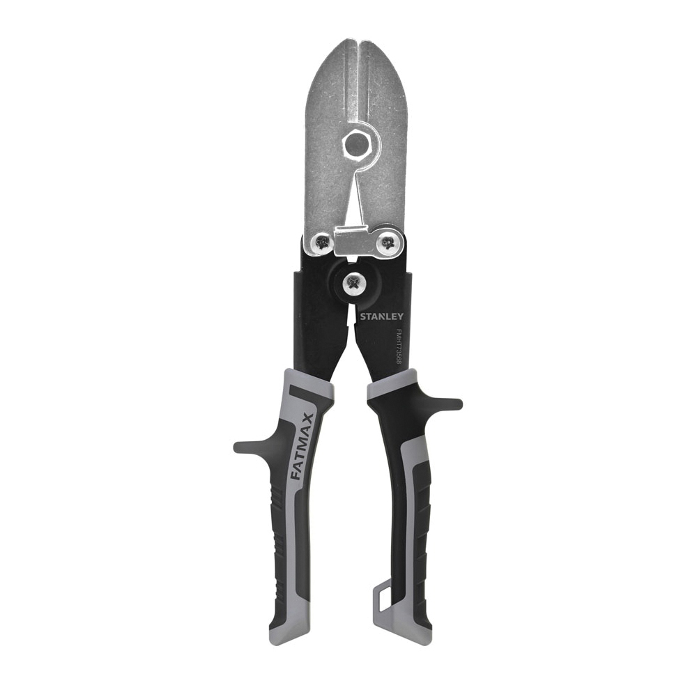 Stanley® FatMax® FMHT73568 Specialty Snip Crimper, 22 ga Galvanized Steel Metal Gauge, 5 Blades, Steel Blade