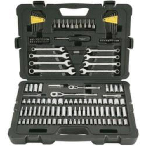 Stanley® STMT71653 Socket Set, 6 Points, 1/4 in, 3/8 in Drive, 145 Pieces
