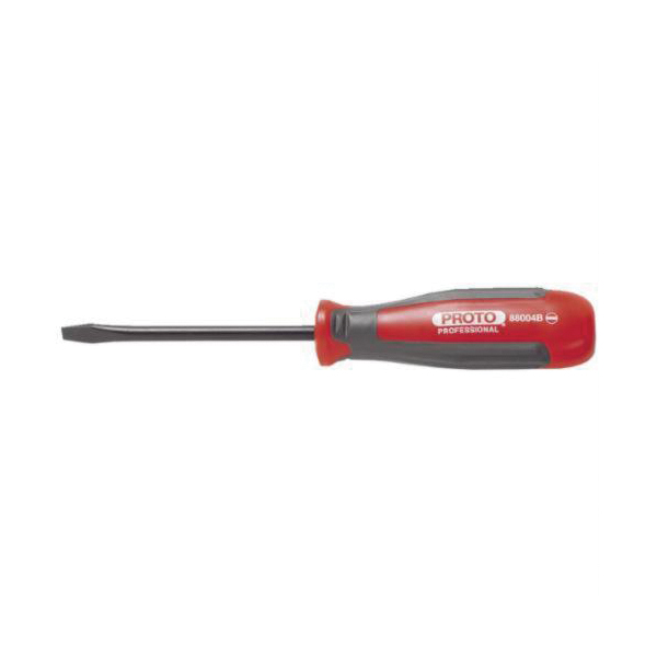 Proto® Super Proto® J88006B Standard Screwdriver, 5/16 in Keystone/Slotted Point, Alloy Steel Shank, 10-5/16 in OAL, Black Oxide, ASME B107.15
