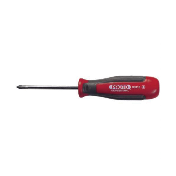 Proto® J88318 Standard Screwdriver, #1 Phillips® Point, Alloy Steel Shank, 12 in OAL, Full Polished, ASME B107.30