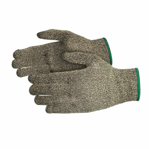 Superior Glove™ S13KF-9 Dexterity® Cut Resistant Gloves, SZ 9, Composite Filament Fiber/Para Aramid Fiber, String Knit Wrist Cuff, Resists: Abrasion and Cut, ANSI Cut-Resistance Level: A4