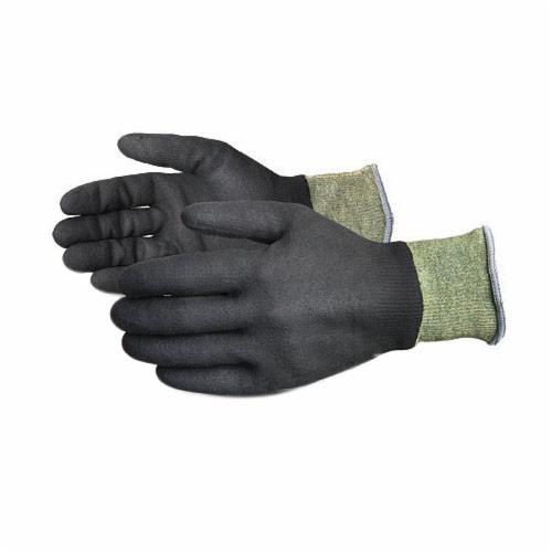 Superior Glove™ SCXPNTFB-10 Emerald CX® Coated Gloves, SZ 10, Kevlar®/Stainless Steel/Cordura® Nylon, Knit Wrist Cuff, Resists: Abrasion, Cut and Puncture, ANSI Cut-Resistance Level: A4, ANSI Puncture-Resistance Level: 3