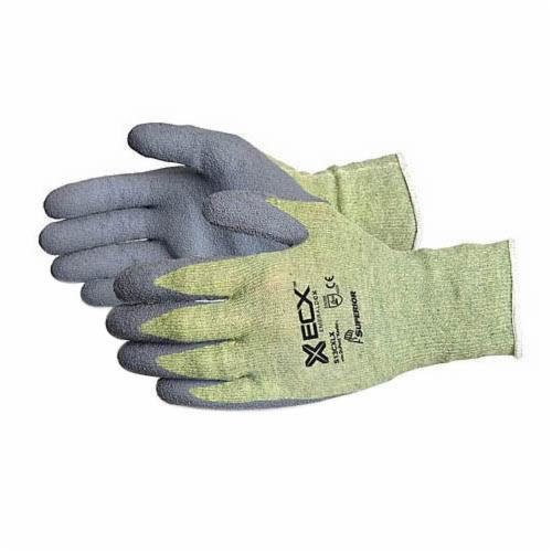 Superior Glove™ S13CXLX-8 Emerald CX® Cut Resistant Gloves, SZ 8, Kevlar®/Wire-Core™ Steel, String Knit Wrist Cuff, Resists: Abrasion, Cut and Puncture, ANSI Cut-Resistance Level: A4, ANSI Puncture-Resistance Level: 4