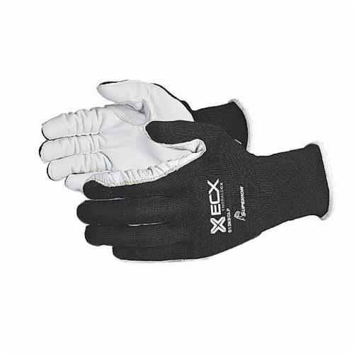 Superior Glove™ S13KBGLP-L Emerald CX® Cut Resistant Gloves, Snug Knit Wrist Coating, Nylon/Stainless Steel/Spun, Resists: Cut and Puncture, ANSI Cut-Resistance Level: A3, ANSI Puncture-Resistance Level: 3